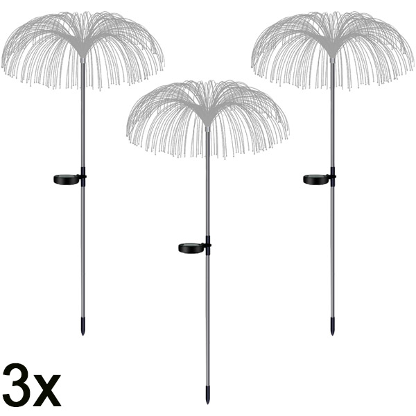 3x Solárne tropické záhradné svetlá | LUMIPALM