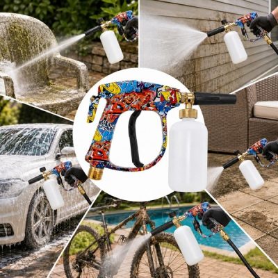 Striekacia pištoľ pre vysokotlakový čistič - 5 trysiek | WASHGUN