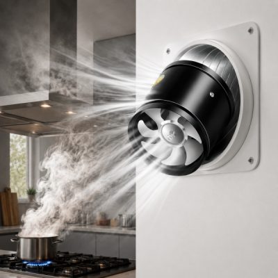 Odsávací ventilátor do kuchyne, kúpeľne a kancelárie - 160 m³/h alebo 530 m³/h | VENTORIS